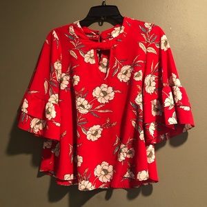 Urban Romantic Floral Top, Small